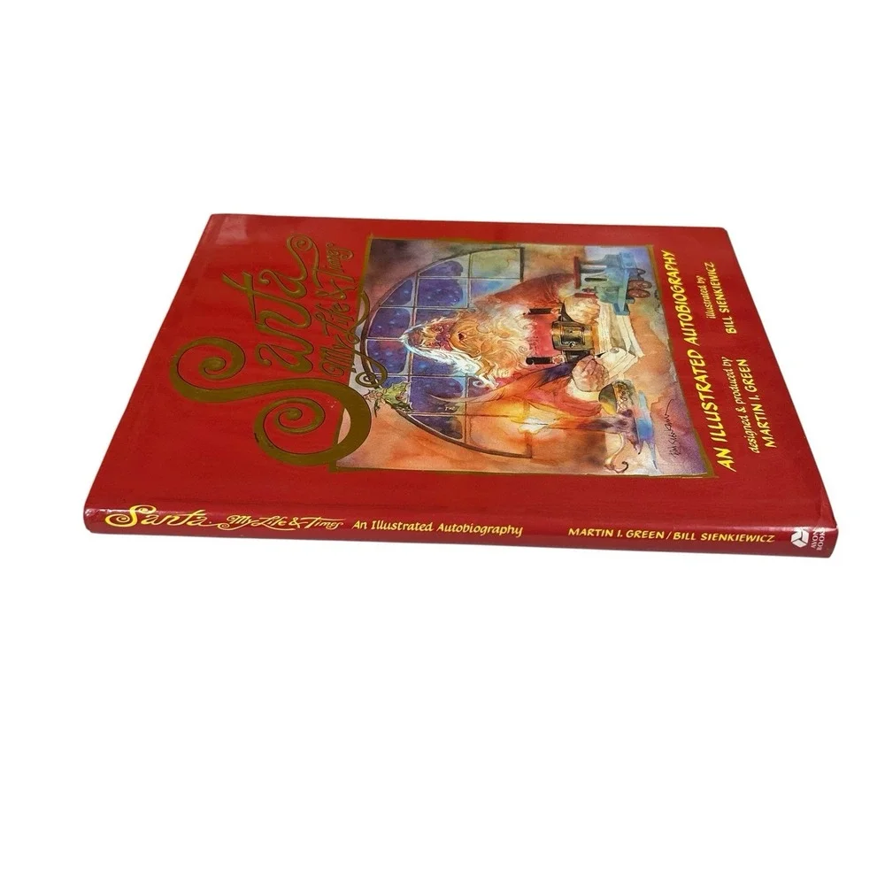 Vtg Santa My Life and Times An Autobiography by Jared Green Hardcover 1st Ed '98